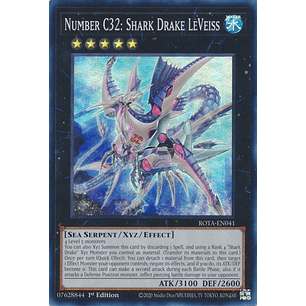 Number C32: Shark Drake LeVeiss - ROTA-EN041 - Super Rare 