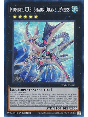 Number C32: Shark Drake LeVeiss - ROTA-EN041 - Super Rare 