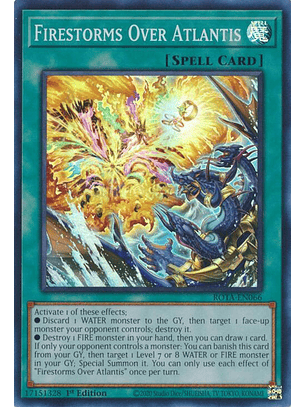 Firestorms Over Atlantis - ROTA-EN066 - Super Rare 