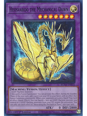 Heosvarog the Mechanical Dawn - ROTA-EN035 - Super Rare 