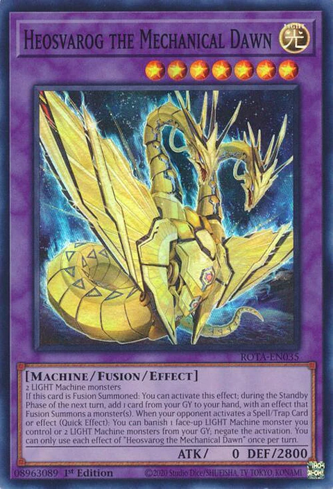 Heosvarog the Mechanical Dawn - ROTA-EN035 - Super Rare 
