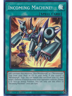 Incoming Machine! - ROTA-EN050 - Super Rare 