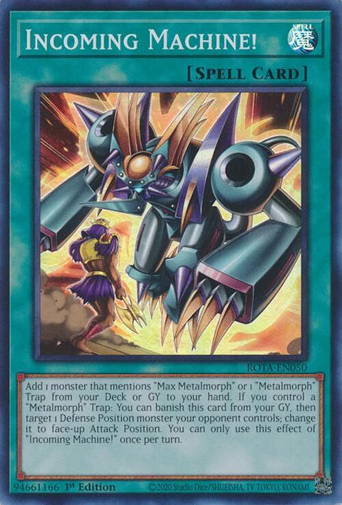 Incoming Machine! - ROTA-EN050 - Super Rare 
