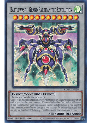 Battlewasp - Grand Partisan the Revolution - ROTA-EN036 - Super Rare 