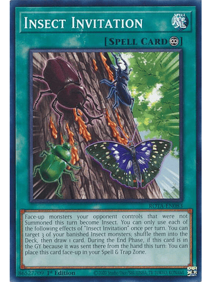 Insect Invitation - ROTA-EN083 - Common 