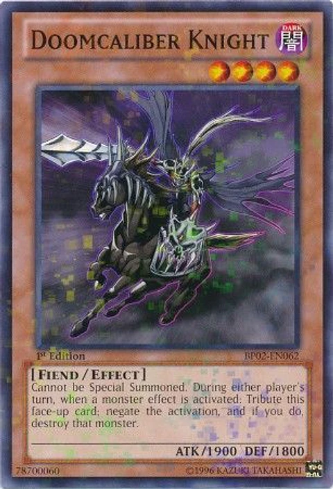 Doomcaliber Knight - BP02-EN062 - Mosaic Rare