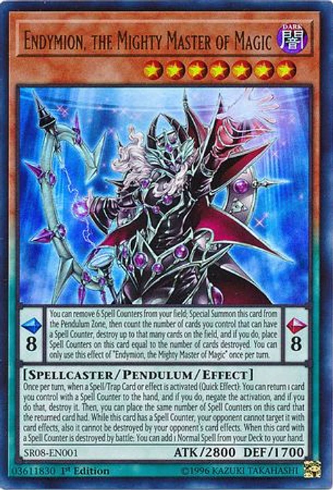 Endymion, the Mighty Master of Magic - SR08-EN001 - Ultra Rare 