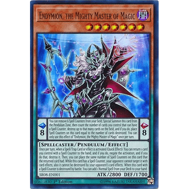 Endymion, the Mighty Master of Magic - SR08-EN001 - Ultra Rare 