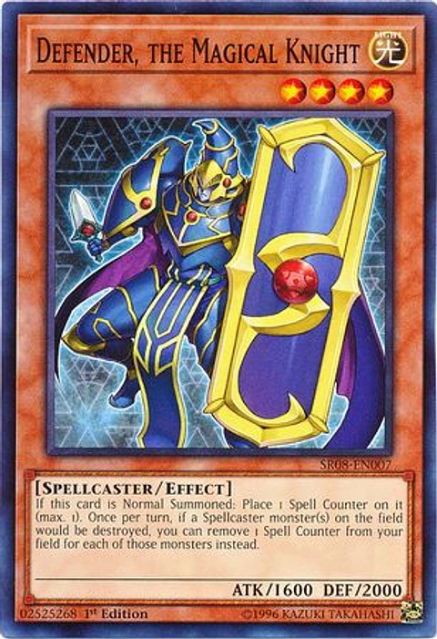 Defender, the Magical Knight - SR08-EN007 - Common 