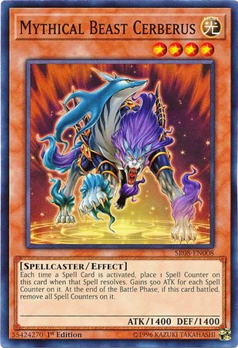Mythical Beast Cerberus - SR08-EN008 - Common