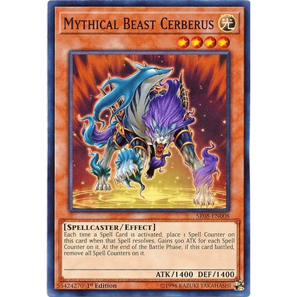 Mythical Beast Cerberus - SR08-EN008 - Common
