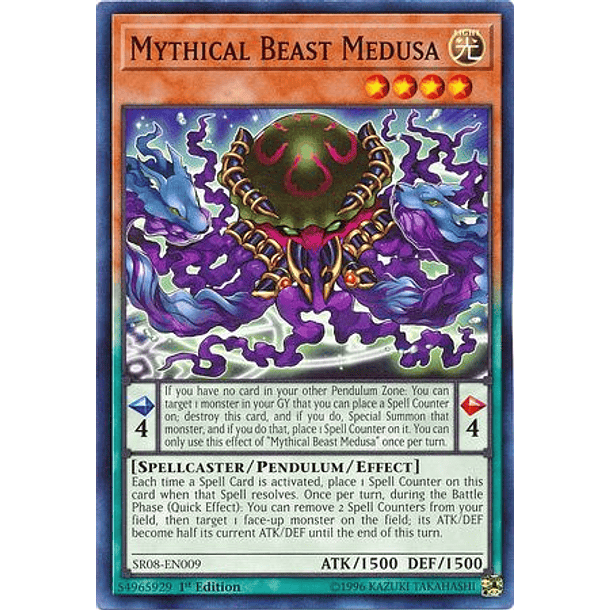 Mythical Beast Medusa - SR08-EN009 - Common 