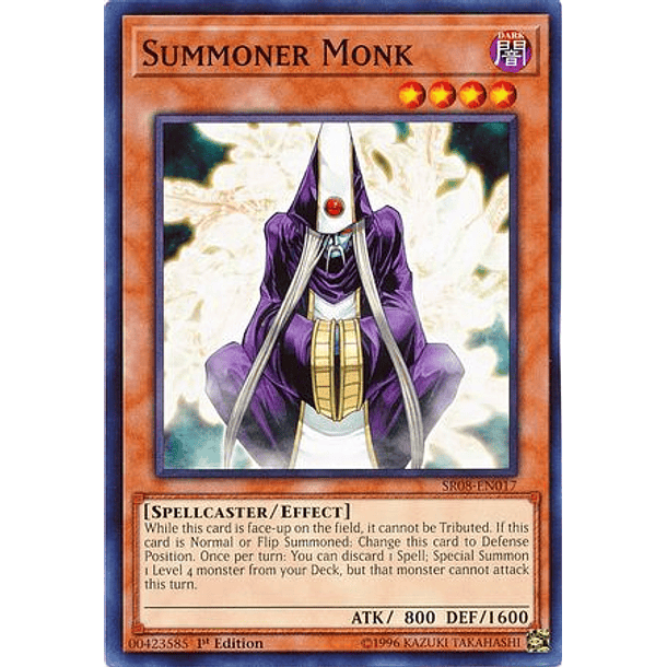 Summoner Monk - SR08-EN017 - Common 