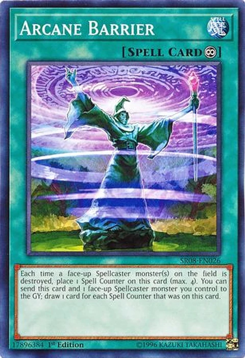 Arcane Barrier - SR08-EN026 - Common 