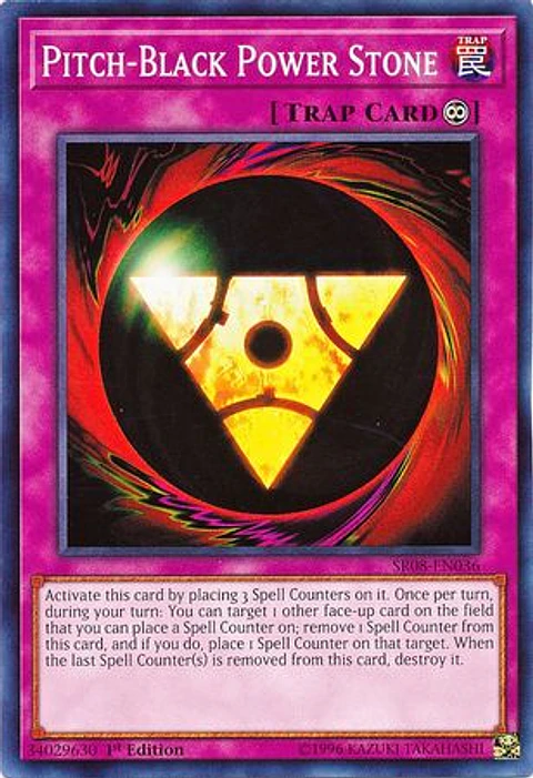 Pitch-Black Power Stone - SR08-EN036 - Common 
