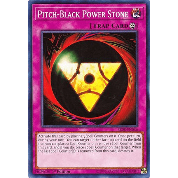 Pitch-Black Power Stone - SR08-EN036 - Common 