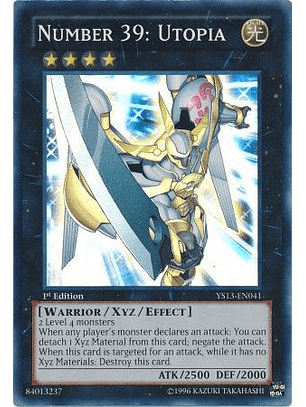 Number 39: Utopia - YS13-EN041 - Super Rare 