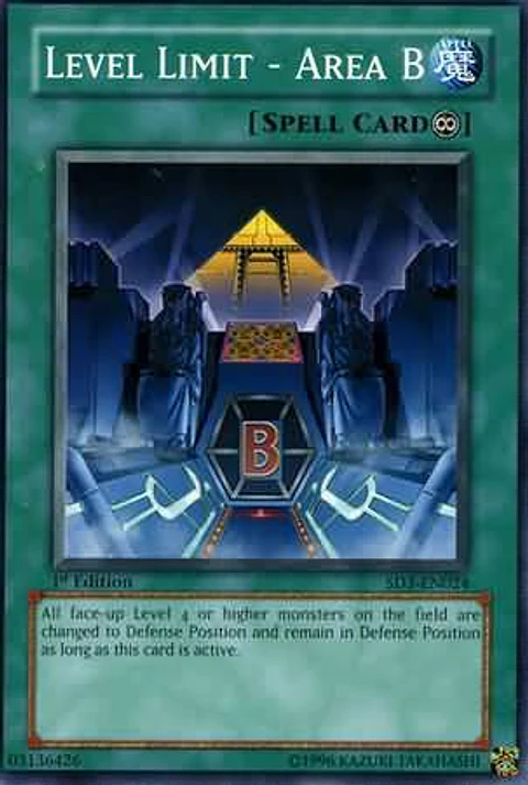 Level Limit - Area B - SD3-EN024 - Common 