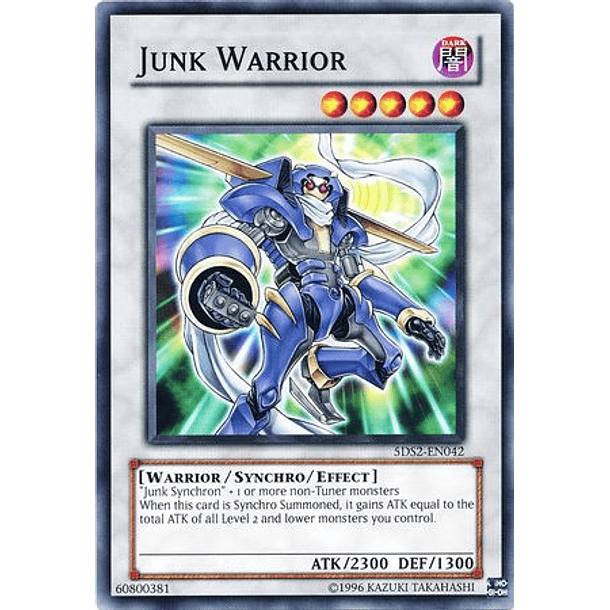 Junk Warrior - 5DS2-EN042 - Common (español) (jugada)