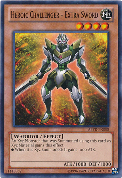 Heroic Challenger - Extra Sword - ABYR-EN008 - Common (jugada)