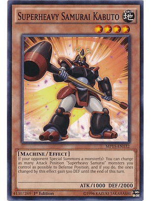 Superheavy Samurai Kabuto - MP15-EN132 - Common