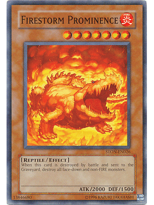 Firestorm Prominence - STON-EN026 - Common