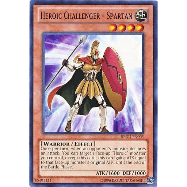 Heroic Challenger - Spartan - REDU-EN005 - Common