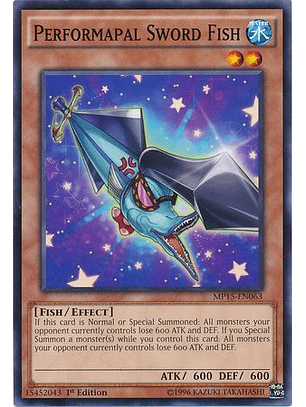 Performapal Sword Fish - MP15-EN063 - Common