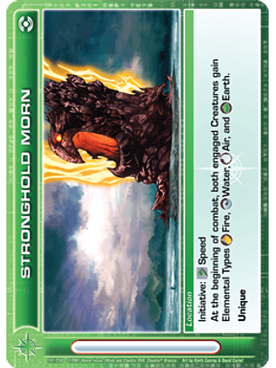 Stronghold Morn - Super Rare - Foil
