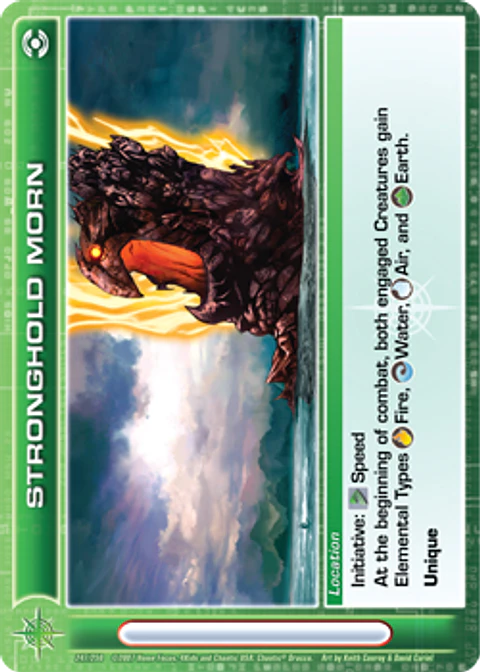 Stronghold Morn - Super Rare - Foil