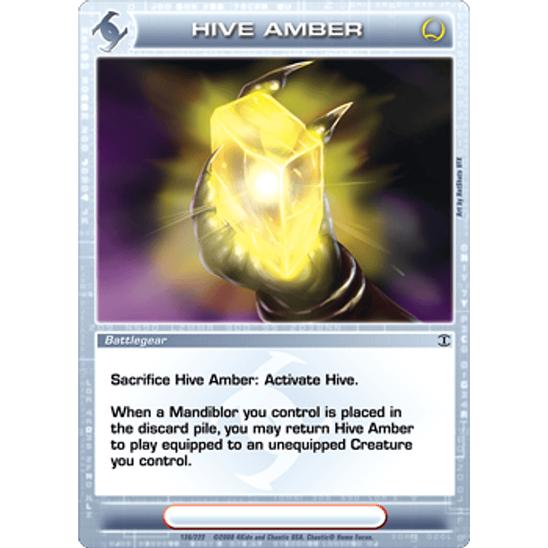 Hive Amber - Rare - Foil