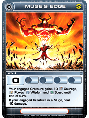 Muge's Edge - Rare - Foil