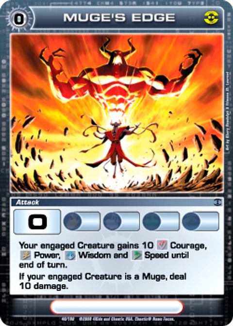 Muge's Edge - Rare - Foil