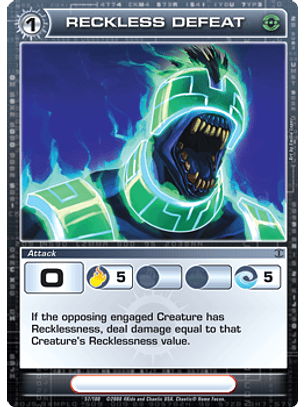Reckless Defeat - Uncommon 