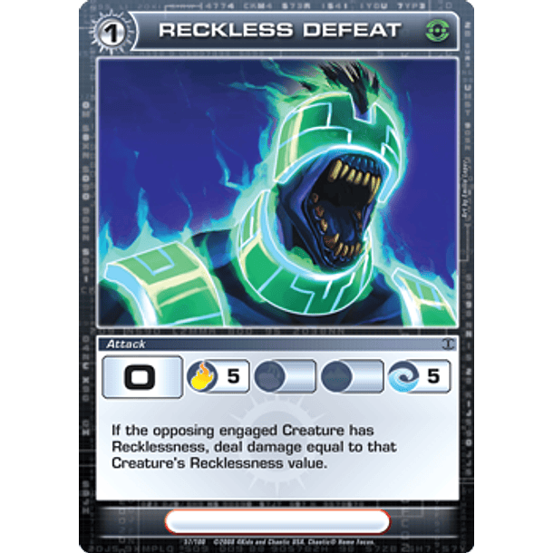 Reckless Defeat - Uncommon 