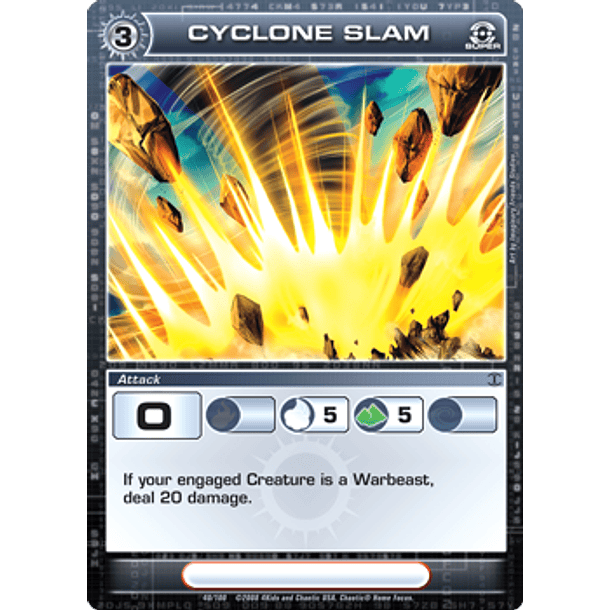 Cyclone Slam - Super rare - Foil
