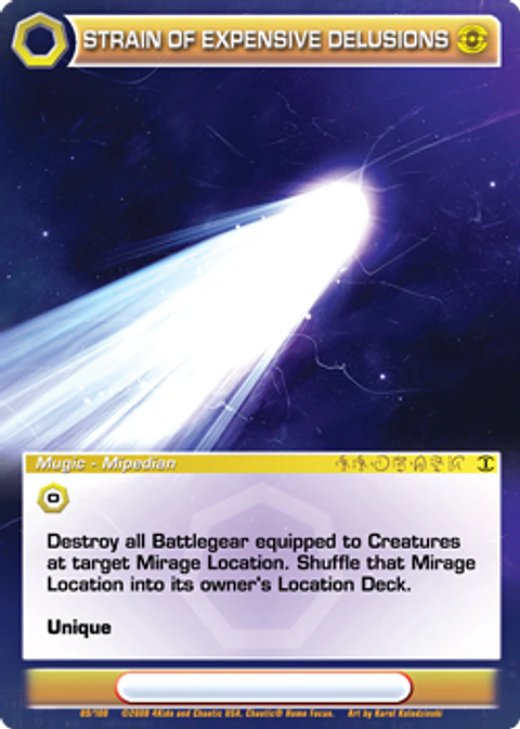Strain of Expensive Delusions - Rare - Foil