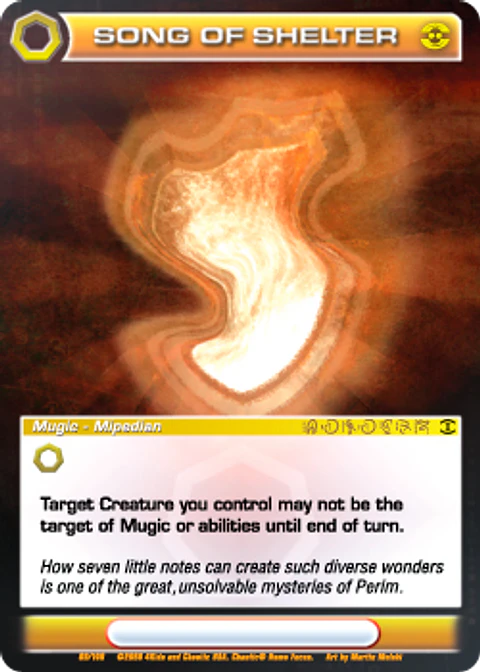 Song of Shelter - Rare - Foil