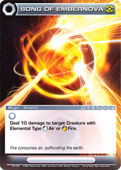 Song of EmberNova - Rare  1