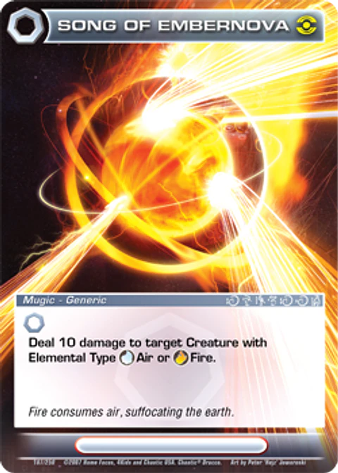 Song of EmberNova - Rare 