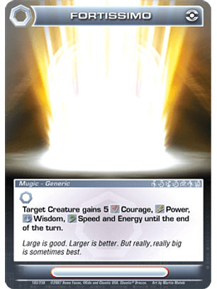 Fortissimo - Super rare - Foil