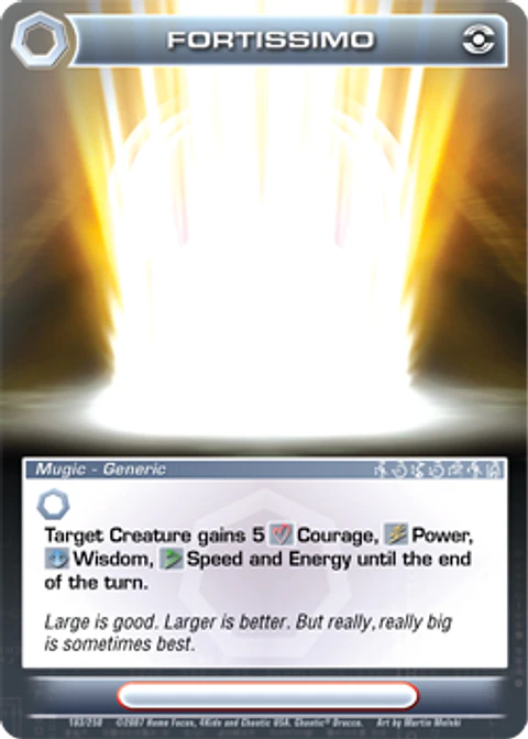Fortissimo - Super rare - Foil