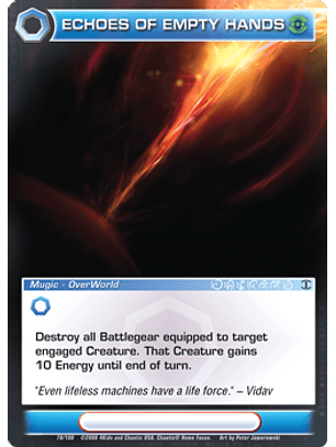 Echoes of Empty Hands - Uncommon 