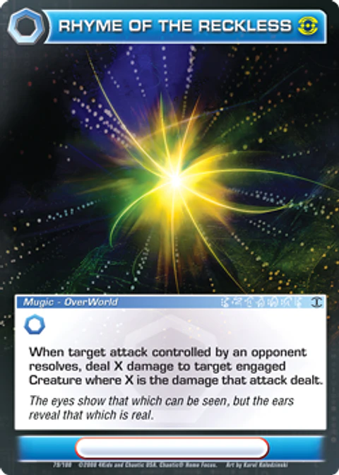 Rhyme of the Reckless - Rare - Foil