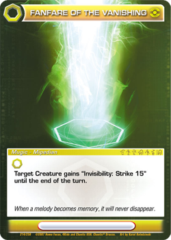 Fanfare of the Vanishing - Rare  1