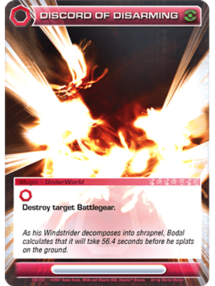 Discord of Disarming - Uncommon 