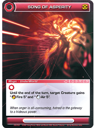 Song of Asperity - Rare 