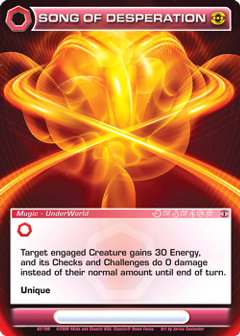 Song of Desperation - Rare - Foil