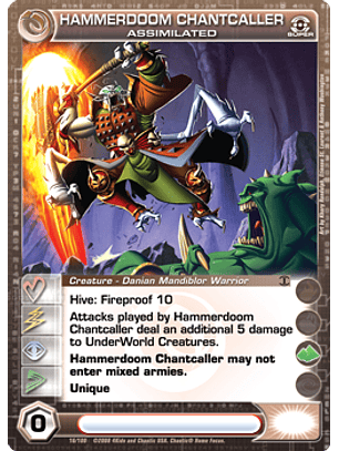 Hammerdoom Chantcaller, Assimilated - Super Rare - Foil