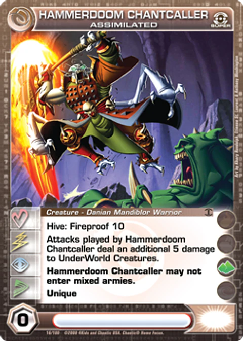 Hammerdoom Chantcaller, Assimilated - Super Rare - Foil